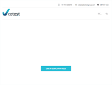 Tablet Screenshot of cetestgroup.com